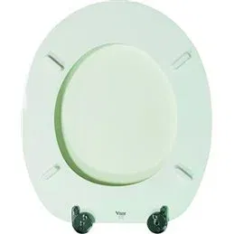 Universal toilet seat with slow closing VIGOR AUSTIN in MDF wood