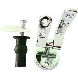 Cerniera per sedile tavoletta WC cromate a espansione - set