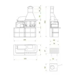 Barbecue Palazzetti MALIBU' 2 con FORNO