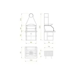 Barbecue Palazzetti MAXIME 2 GRILL