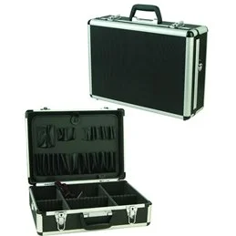 Valigetta elettricista Vigor BLACK in alluminio vuota 40545-10