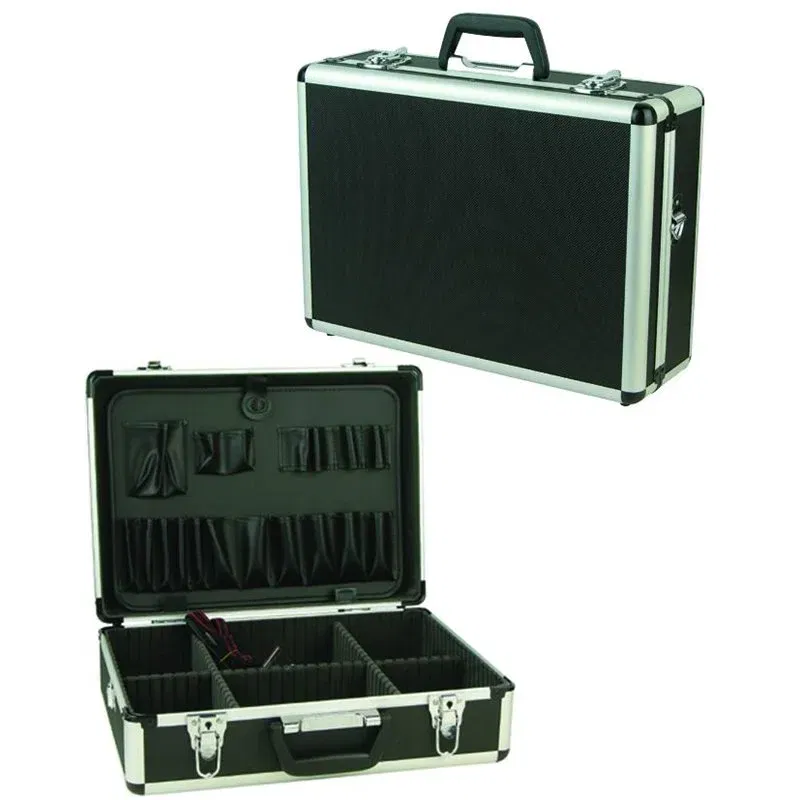 Electrician's Case Vigor BLACK in Aluminum Empty 40545-10