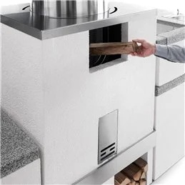 Modulo brucia legna in cemento per barbecue 803005760 Palazzetti