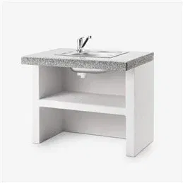 90cm concrete sink module for Palazzetti barbecue
