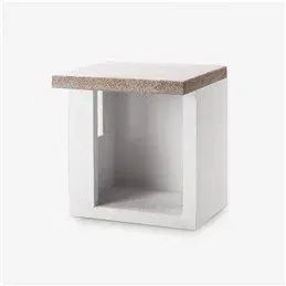 Modulo ripostiglio 70cm in cemento per barbecue Palazzetti