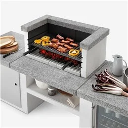 Barbecue da appoggio singolo in cemento per barbecue Palazzetti