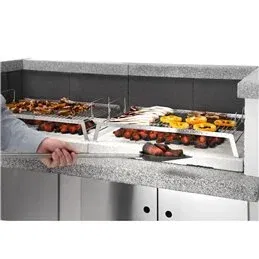 Barbecue da appoggio doppio in cemento per barbecue Palazzetti