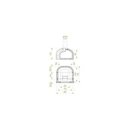 Palazzetti GHIOTTONE SMALL outdoor oven
