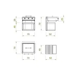 Griglia barbecue a gas ROMEO 70 Palazzetti