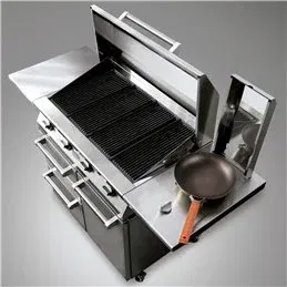 Griglia barbecue a gas ALAIN Palazzetti in acciaio INOX
