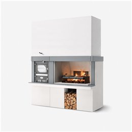 Focolare patio Palazzetti LINOSA GRILL con FORNO