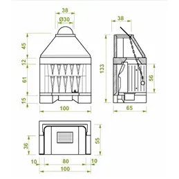 Focolare patio Palazzetti 86 G