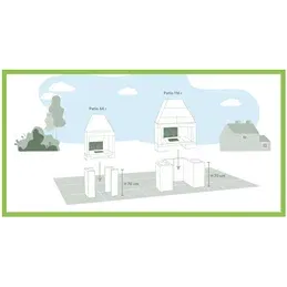 Support module for Palazzetti Patio Fireplace