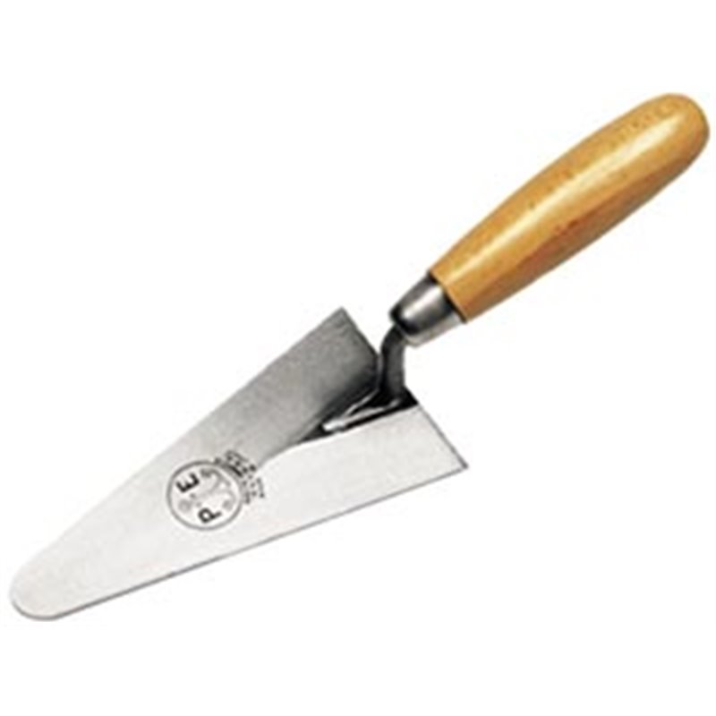 Cazzuolino Ancora 914 punta tonda manico legno