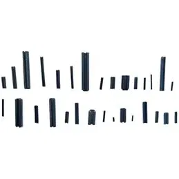 Assortimento spine elastiche HU-FIRMA 04690-05 120 pezzi