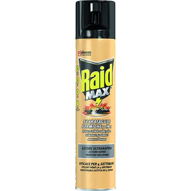 Raid Max Scarafaggi e Formiche ml.300 Spray