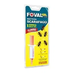 Siringa Gel Insetticida Foval Gel Ultra Scarafaggi gr.5
