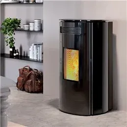 Self-cleaning pellet thermostove Caminetti Montegrappa BOLLA