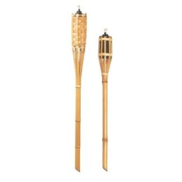 Torce da giardino in bamboo per olio citronella