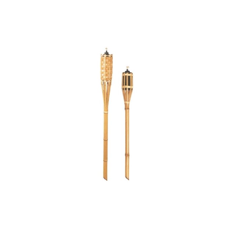 Bamboo garden torches for lemongrass oil