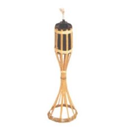 Bamboo table torches for lemongrass oil