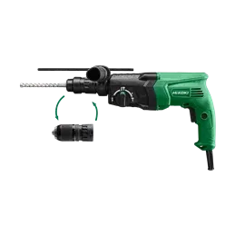 HIKOKI DH 24PMH 730W ROTOSTOP HAMMER DRILL WITH INTERCHANGEABLE