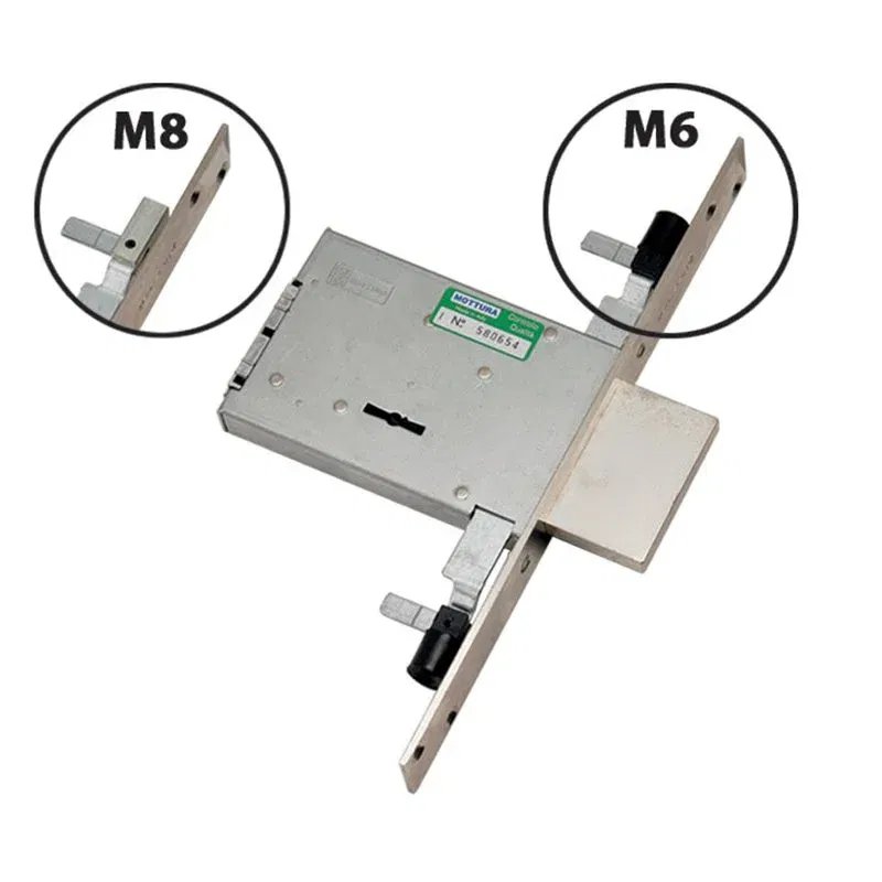 Mottura 40.707 mortise lock with triple single key (pack of 6)