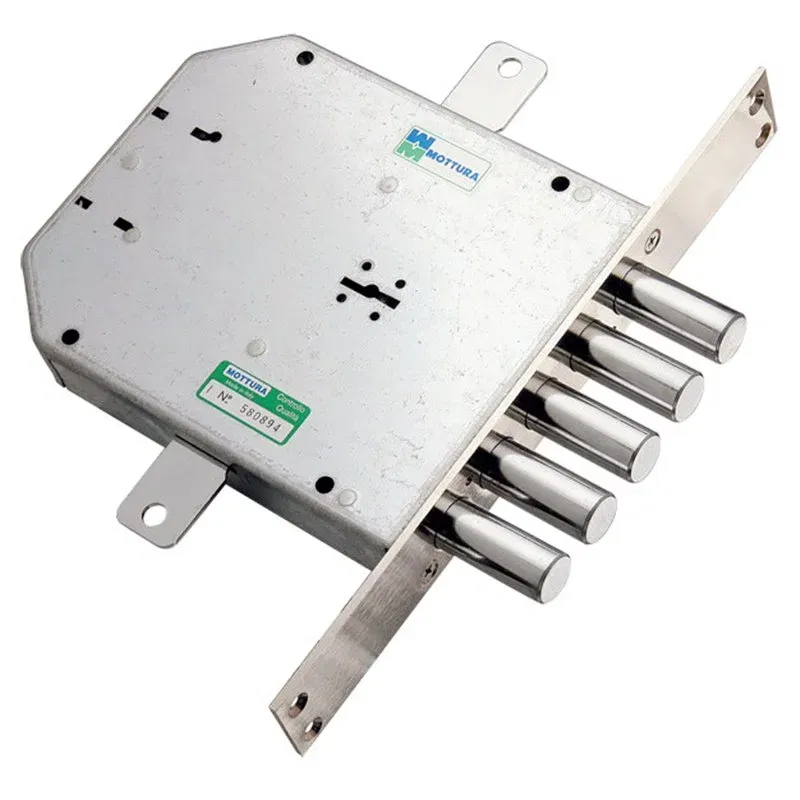Serratura porta blindata Mottura 50.736 triplice infilare