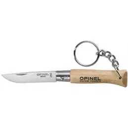 Opinel keychain knife with wooden handle