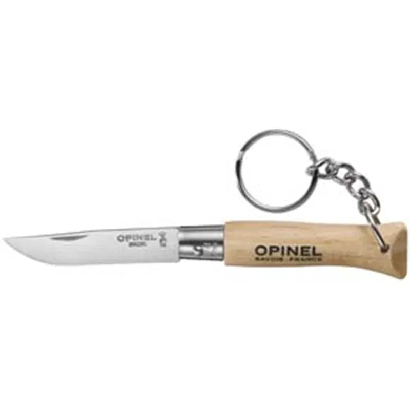 Opinel keychain knife with wooden handle Opinel keychain knife with wooden handle