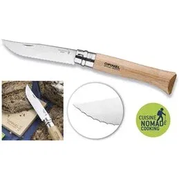 Coltello Opinel Virobloc SEGHETTATO N.12 lama in acciaio Inox