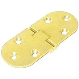 Brass hinge type BISCUIT 30X80 WITH STOP for wood