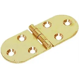 Brass hinge type BISCUIT WITHOUT STOP 30X80 for wood