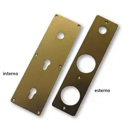 Kit of escutcheons for armoured doors FERBONA Mottura 95443BR