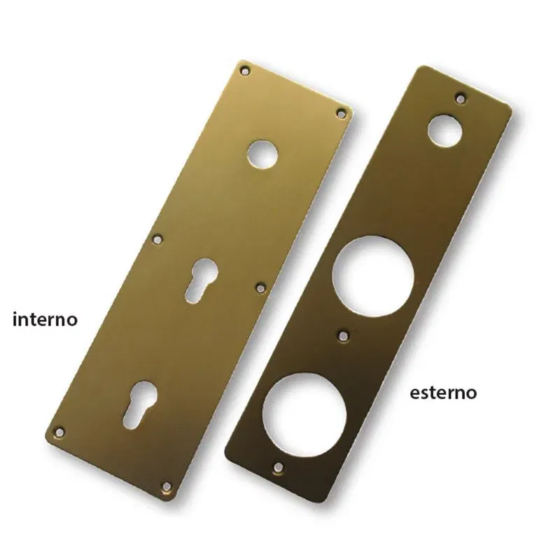 Kit of escutcheons for armoured doors FERBONA Mottura 95443BR