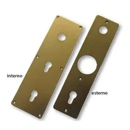 Kit of escutcheons for armoured doors FERBONA Mottura 95444BR