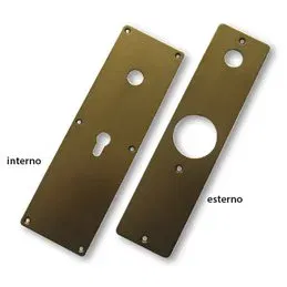 Kit of escutcheons for armoured doors FERBONA Mottura 95445BR