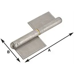 Ficcia hinge (fiscia) to be welded 2 medium wings fixed pin art.240 COMBI