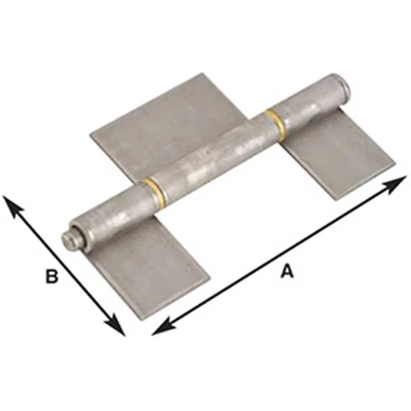 Ficcia hinge (fiscia) to be welded 3 long wings removable pin art.250 COMBI