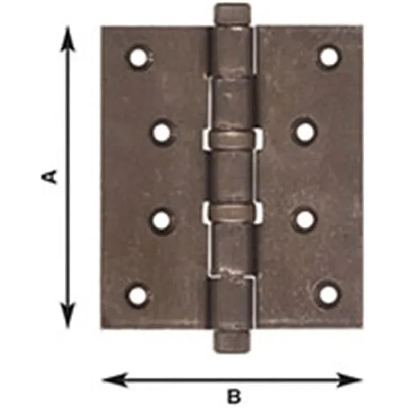 American type flat wood hinge art.130 ALDEGHI