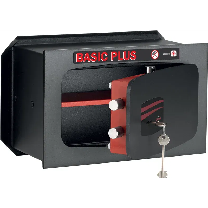 STARK BASIC PLUS wall safe 10mm thick DOUBLE MAP KEY lock