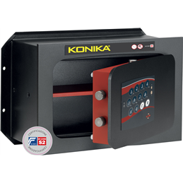 Cassaforte a muro STARK KONIKA CE antisfondamento spessore 10mm chiusura COMBINATORE ELETTRONICO