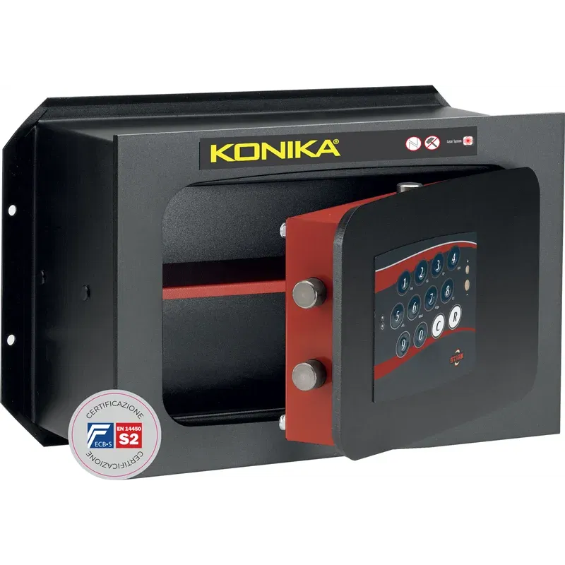 STARK KONIKA CE shatterproof wall safe 10mm thick KEY lock