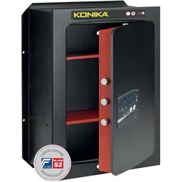 STARK KONIKA CE shatterproof wall safe 10mm thick KEY lock