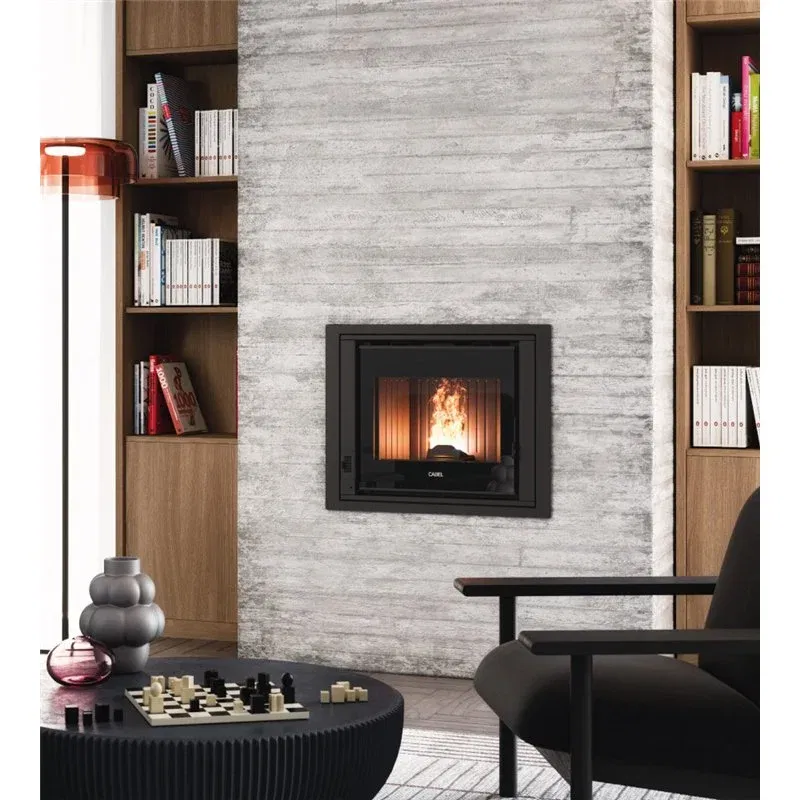 CADEL Ponente 7 pellet fireplace insert – Compact, high-performance, elegant