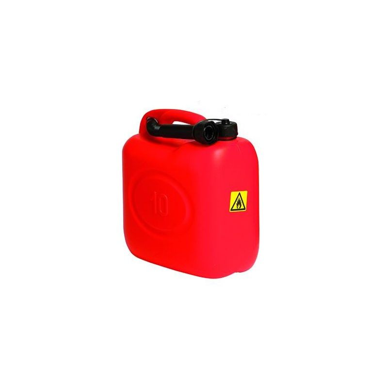 Plastic jerrican lt.10 for gasoline