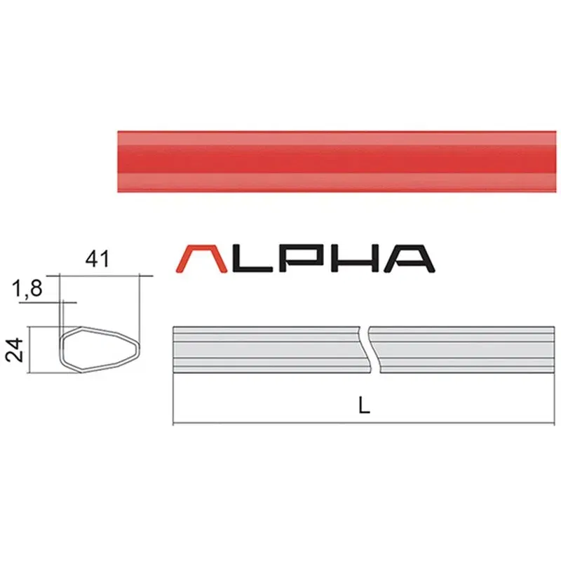 CISA Alpha Horizontal Bar Art. 7A07 CISA Alpha Horizontal Bar Art. 7A07