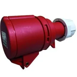 Presa industriale CEE 400V 3P+ T IP44 16A Rossa 9224