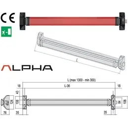 CISA Alpha Touch Panic Exit Device Art. 5M801