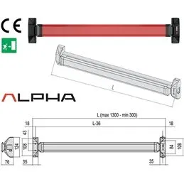CISA Alpha Touch Panic Exit Device Art. 5M811